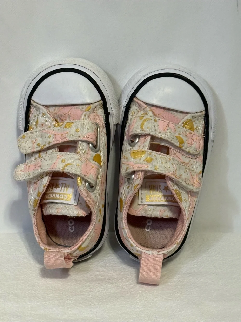 Converse Baby Girl’s 3 Chuck Taylor All-Star Constellations Celestial Sneakers